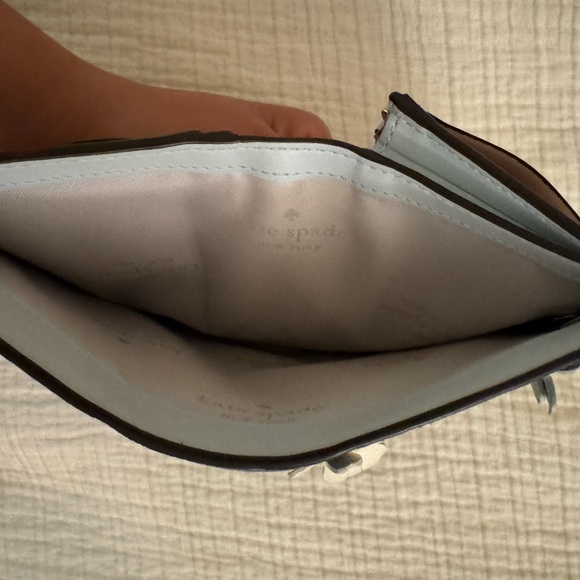 Kate Spade Blue and Gold Key Card Holder - Picture 5 of 6